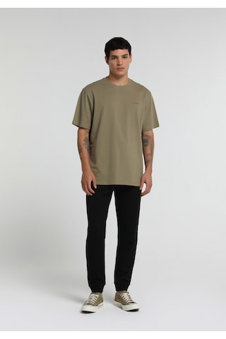 Colin's Colins Relaxed Fit Yuvarlak Yaka Düz Erkek Yeşil Kısa Kol Tişört Cl1080496 Q1.v2 Kha Haki