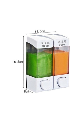 Tongxida Presli Monte Manuel Şampuan Sabunluk Şişe Bosphorusboutique Yıkama Dispenseri, Beyaz Kafa El Duvar, Yıkama Vücut Sone Diğer