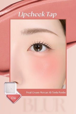 Clıo Essential Lipcheek Tap Blur 04 Petal Cream