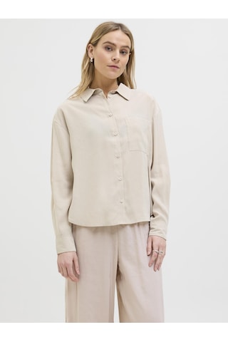 Jack & Jones Kadın Modal Gömlek - Fie - 12270927 Feather Gray