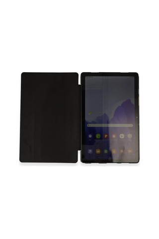 Mep Samsung Uyumlu Galaxy T220 Tab A7 Lite 8.7 Kılıf Tablet Smart Kılıf - Siyah Najmaddin Arka Kapak