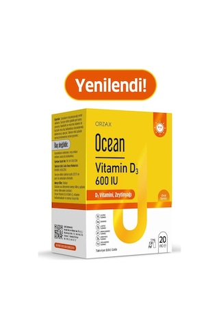 Ocean Vitamin D3 600 IU Sprey 20 ML