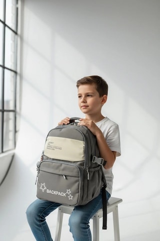 Backpack Çok Bölmeli Okul & Günlük Sırt Çantası Gri Backpack Çok Bölmeli Okul & Günlük Sırt Çantası Gri