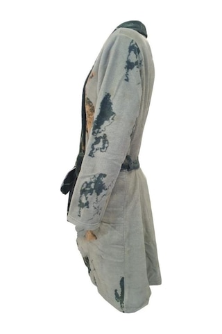 Ciciten 23c06 Desenli Cepli Kışlık Uzun Polar Bayan Sabahlık 001