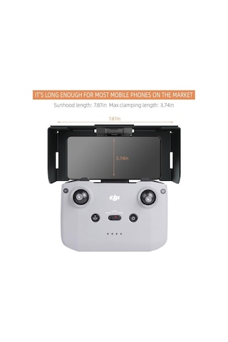 Dji Mavic Air 2 Cep Telefonu Gölgelik Manyetik Katlanır Güneşlik
