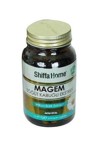 Shiffa Home Magem Söğüt Kabuğu Ekstresi Kapsülü 670 MG x 60kapsül