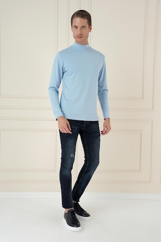 Efor Ts 894 Slim Fit Açık Mavi Spor T-shirt Mavi