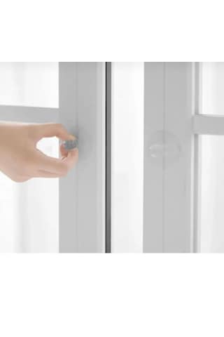 Kristal Başlıklı Yapışkanlı Kulp 4 Adet Delmeden Montaj Çekmece Ve Kapak Tutacağı, Şık Tasarım Şeffaf