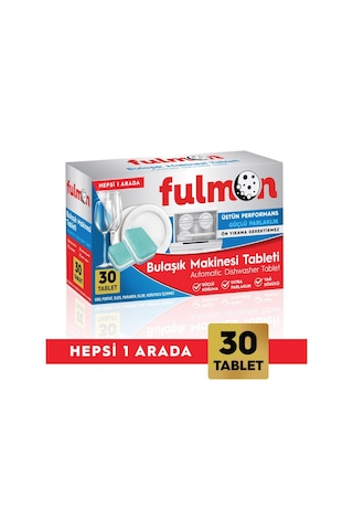 Fulmon Hepsi Bir Arada Bulaşık Makinesi Tableti 30'lu