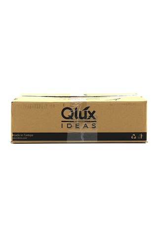 Qlux L-01009 Kitchenq Plastik Kesim Panosu Seti 2 Parça - 19x24 Cm Ve 23,3x35,5 Cm, Renkli Silikon Kenarlı- 8'li Paket Diğer