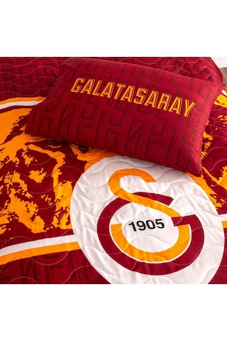 Taç Lisanslı Tek Kiş. Yatak Ört. 160x230 -galatasaray Şanlı Aslan Kırmızı