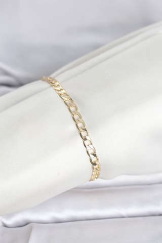 Cm 14k Gold Renk Halka Zincir Model Kadın Bileklik Çok Renkli
