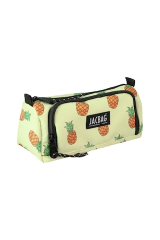 Prıme Xl-lastik Ayraçlı İki Bölmeli Kalem Kutusu Ananas Çok Renkli