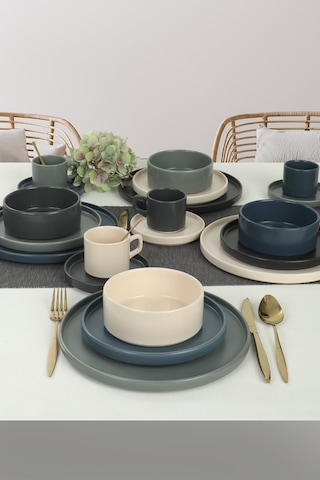 Keramika River Stackable Yemek/Kahvaltı Takımı 20 Parça 4 Kişilik