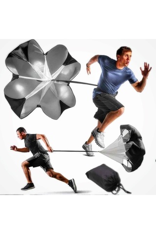 Rebuwo Antrenman Hız Paraşütü Koşu Sürat Paraşütü Çok Renkli