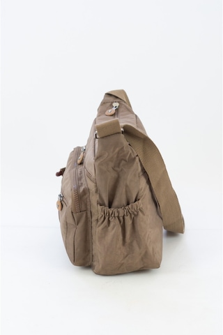 Krinkıl / Klinkır Su Geçirmez Kumaş Çok Gözlü Çapraz Kol Ve Omuz Postacı Çantası Vizon 5835 Vizon