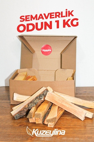 Semaverlik Odun 1 Kg - 15- 17 Cm Özel Kutusunda Tek Kullanımlık