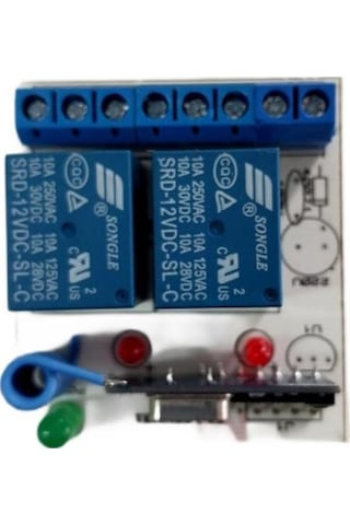 2 Kanal 433 Mhz Kablosuz Rf Alıcılı Röle Kartı Kutulu