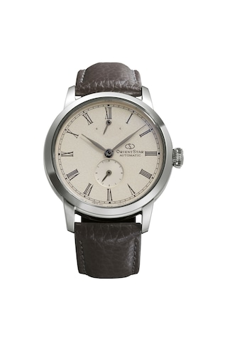 Orient Star Re-bs0002s00b Kurmalı Otomatik Deri Kahverengi Safir Cam 39 Mm Erkek Kol Saati Gri