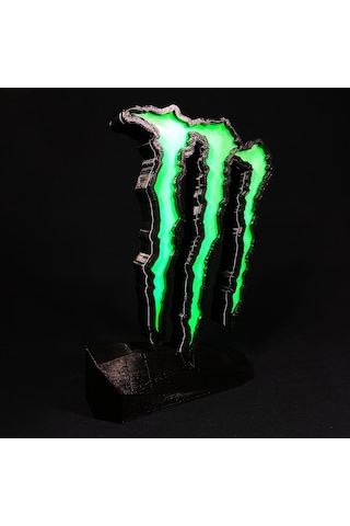 Monster Energy Led Işık - Monster Enerji Led Işık Siyah