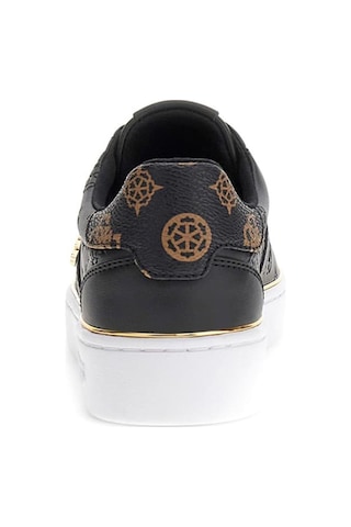 Guess Kadın Britz Kabartma Desenli Metalik Detaylı Sneaker - Siyah 4221490