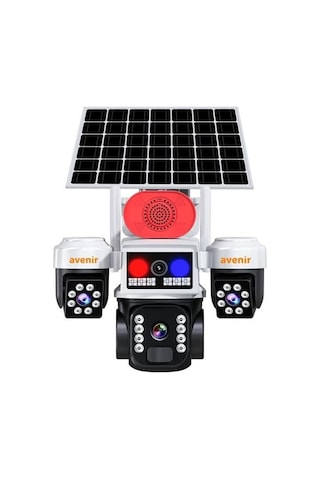 Avenır 6mp Av-s463w 4g Solar Ip Kamera 3 Kameralı