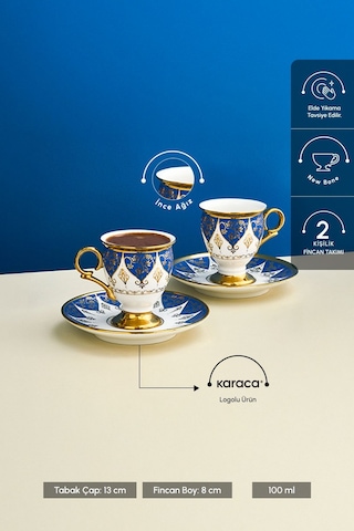 Karaca  Merve 2 Kişilik Kahve Fincanı 100 Ml