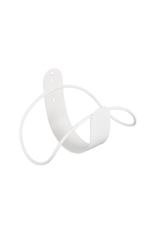 Suntek Magideal Su Hortumu Askısı Metal Borusu Depolama Rafı Beyaz