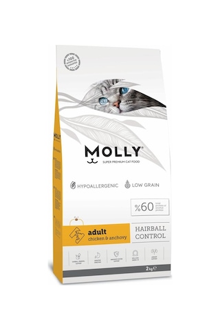 Molly Tavuklu Yetişkin Kedi Maması 2 KG