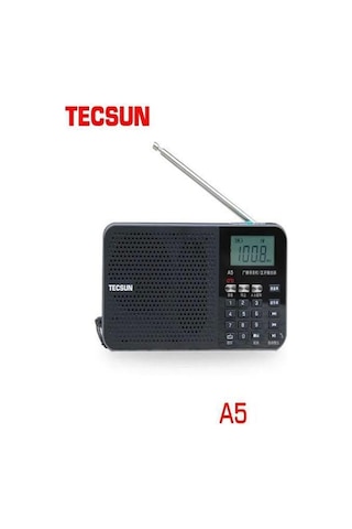 Ultratekno Tecsun A5 Taşınabilir Şarjlı Cep Radyosu Bluetooth Hoparlör Fm Radyo Mp3 Çalar & Ses Kayıt Cihazı