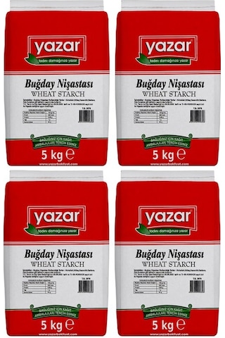 Yazar Buğday Nişastası 4 x 5 KG