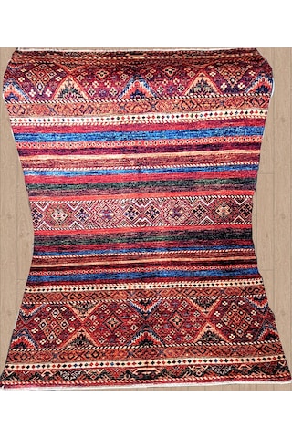 Dekoratif Dijital Baskı Pamuklu Kaymaz Taban Kilim 1028 Lacasa Bordo