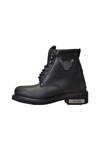 Harley Davidson HARLEY DAVIDSON GIBSON YAĞLI DERİ BOT Siyah