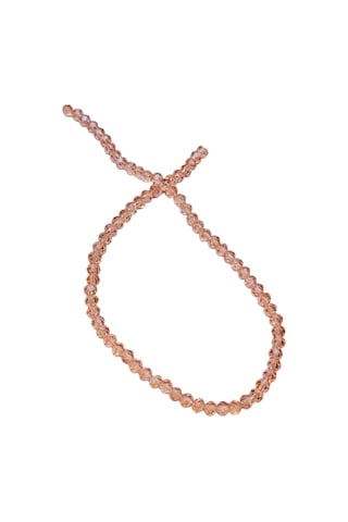 6 Mm Somon Kristal Cam Boncuk 1 Dizi - 80-85 Adet