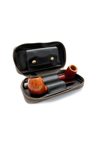 Rattray's Peat Pipe Bag 1 Kahve Deri Pipo Çantası 131540