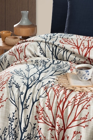 Vionel Home Layla V1 8 Farklı Desenli Pamuklu Çift Kişilik Baskılı Pike