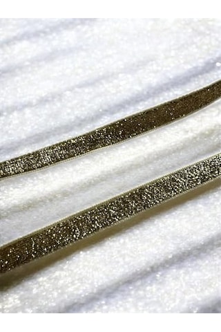 Yılbaşı Glitter Kurdele Seti, Yeşil, Kırmızı, Altın, Gümüş Ve Beyaz, Dekoratif Parlak Şeritler, 5 Parça 2 Metre 5, Simli Diğer
