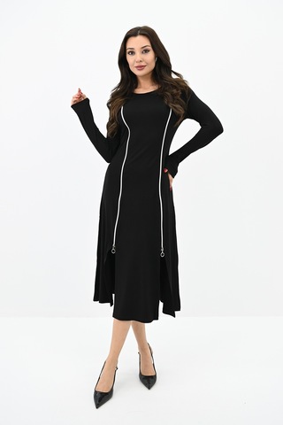 Kadın Fermuar Detaylı Elbise 5198-24 001