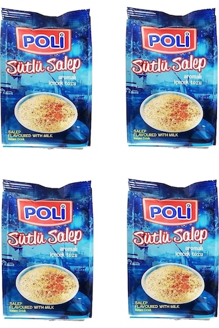 Poli Toz İçecek Sütlü Salep 250 Gr X 4 Adet 250 G