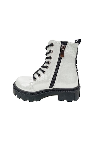 Fix Kids 9603-1 Parlak Deri Fashion Kız Çocuk Bot Gümüş