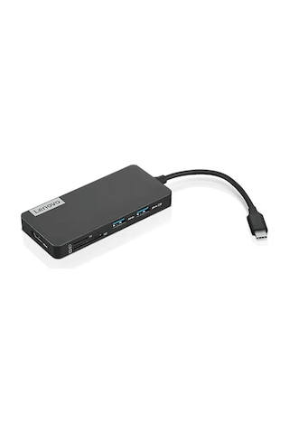 Lenovo GX90T77924 Usb-C 7in1 Hub - Siyah