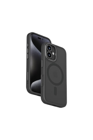 Momax Play CaseForm Apple Uyumlu iPhone 16 Magsafe Kılıf Siyah