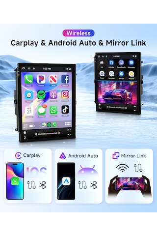 Germistone Osm-47 4gb Ram 64gb Hafıza 9.7 İnches Soğutma Fanlı Tesla Ekran Carplay-android Auto +kamera 9.7''