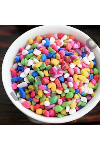 Teraryum Çakıl Taşı. Fanus Renkli Dekoratif Taş Akvaryum Taşı