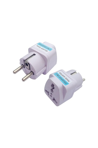 Primex Px-amc1 Universal Priz Dönüştürücü, Amerikan Priz Ve İngiliz Priz Türk Çevirici Adaptör, Us/uk To Eu Türk Fiş Adaptörü Seyahat Tipi Çevirici