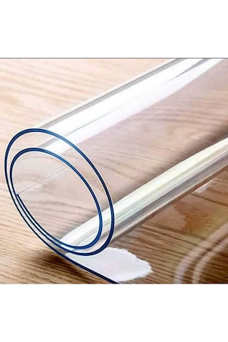 2 Mm Kalınlık 70 Cm En Şeffaf Kalın Pvc Masa Koruyucu Mika Masa Örtüsü 70 X 120