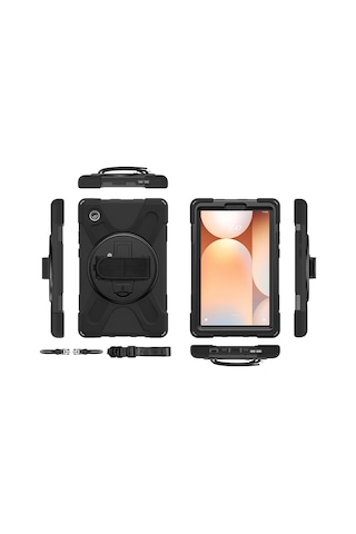 Samsung Galaxy Uyumlu Tab A11 8.7inç Kılıf Defender Askılı Zırhlı Tank Case X133 X135 135f Kılıf
