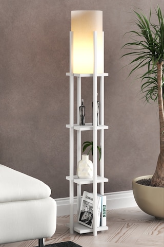 Retohome Beyaz Rafli Lambader 4002