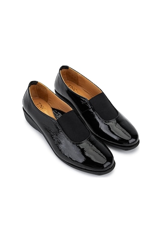 Relax Anatomic Kadın Hakiki Deri Siyah Comfort Ayakkabı 611 E4261-03 Bn Ayk Sk25-26 Dk Black Siyah
