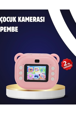 Termal Baskılı Şipşak Kamera - 1080p Hd, 24mp, Çift Lensli Ve Müzik Oynatıcılı